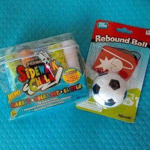 Sidewalk Chalk & Rebound Ball